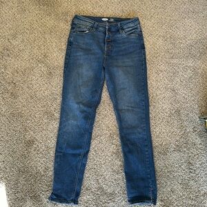 High-rise super skinny jeans